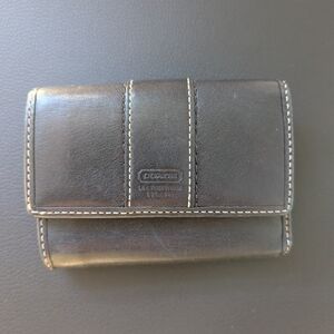 Coach Black Leather Wallet